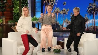 The Ellen DeGeneres Show: Interview with Brie Larson and Scarlett Johansson thumbnail