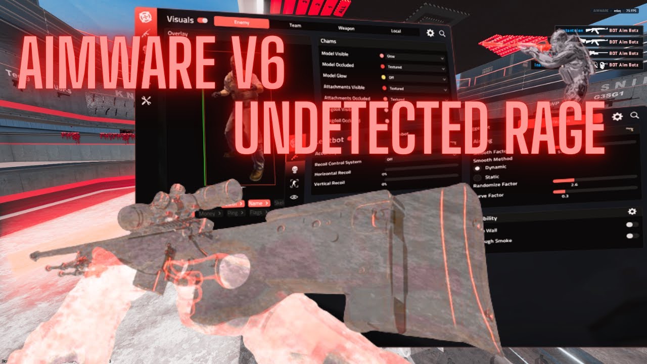 UNDETECTED RAGE CHEATING! | ft. aimware.net