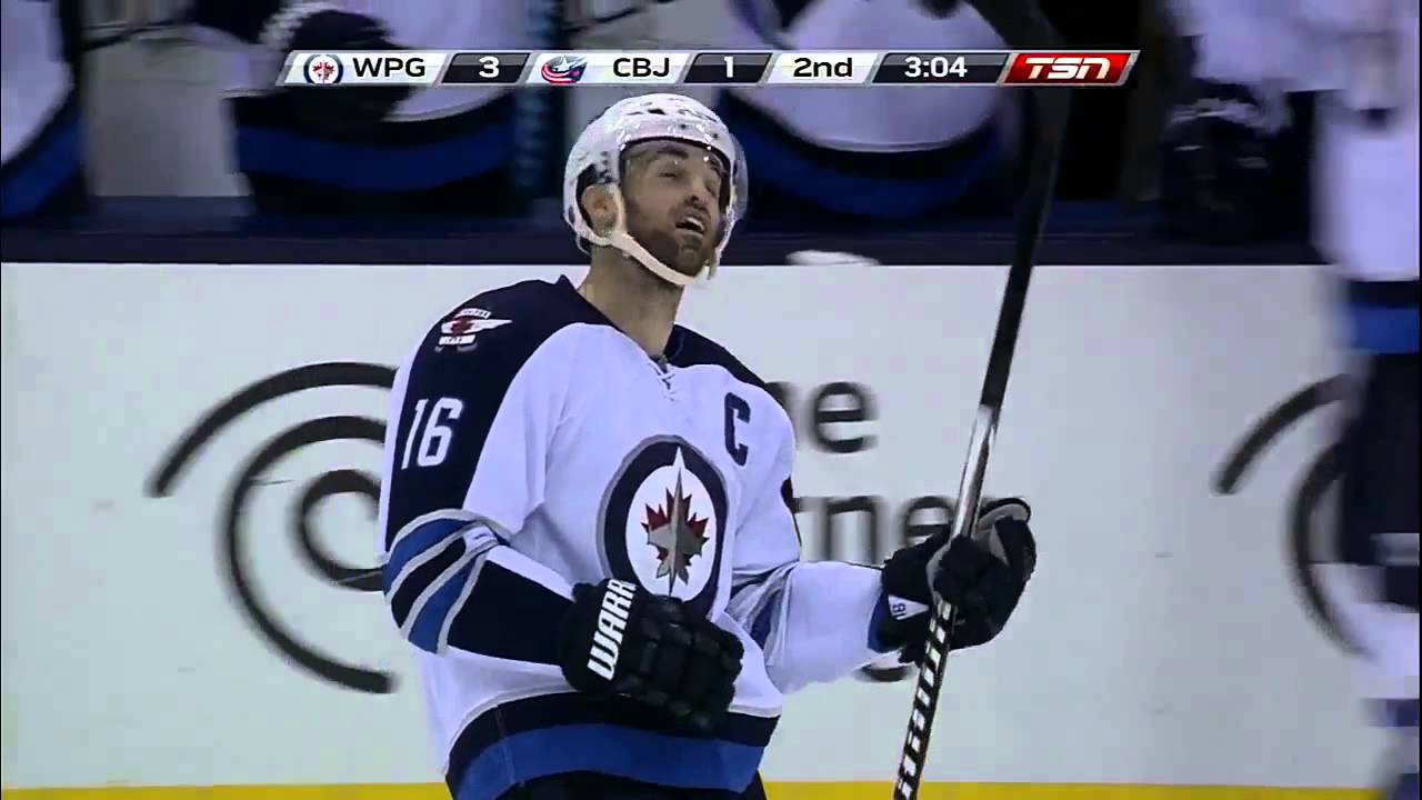nhl hockey today Andrew Ladd 3-1 Goal vs Blue Jackets [Nov 25 2014]