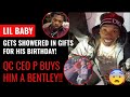 QC CEO P Buys Lil Baby a Bentley for His Birthday...Gets a New Watch From his GF at Iced Out Party!!