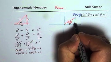 Prove Pythagorean Trigonometric Identity sin^2x plus cos^2x equals 1