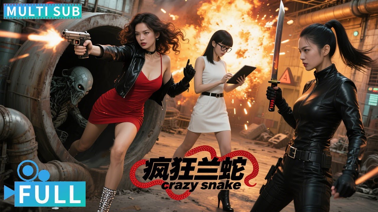 【Multi Sub】《疯狂兰蛇 Crazy Snake》美女特工大战生化人丨#电影 #腾讯视频 #动作电影