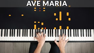 AVE MARIA - SCHUBERT | Tutorial of my Piano Arrangement + Sheet Music