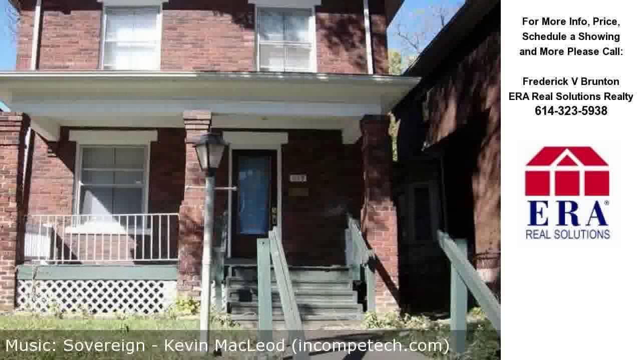 899 Linwood Avenue, Columbus, OH Presented by Frederick V Brunton.