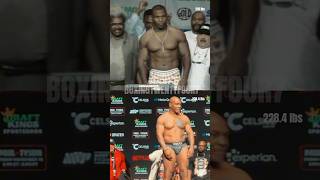 Mike Tyson weigh in. 30 years old vs 58 years old. #miketyson #boxinghighlights #boxing