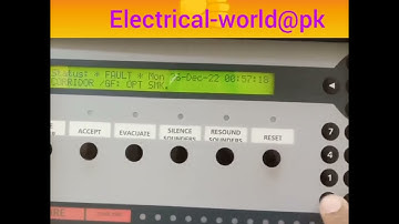 notifier ID 2000 fire alarm panel how to checke fire and fault