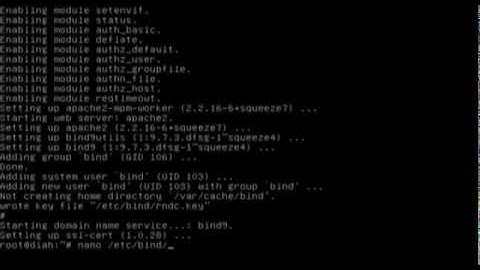 Konfigurasi DNS Server dengan Debian 6 di Vm Ware
