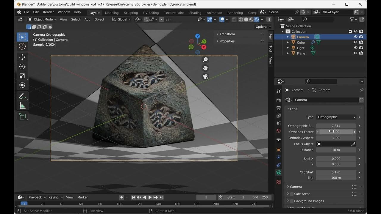 Обратная перспектива. Reverse perspective camera patch for blender/cycles. YouTube