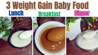 3 Baby Food|Weight Gain & Brain Development Food For 6M-2 Year Babies|High Protein Rich Baby Food l