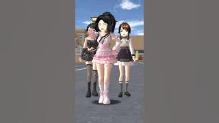 🔥Rina vs Taiga Battle Ratata Dance 💃🕺 | Sakura School Simulator Shorts#sakura