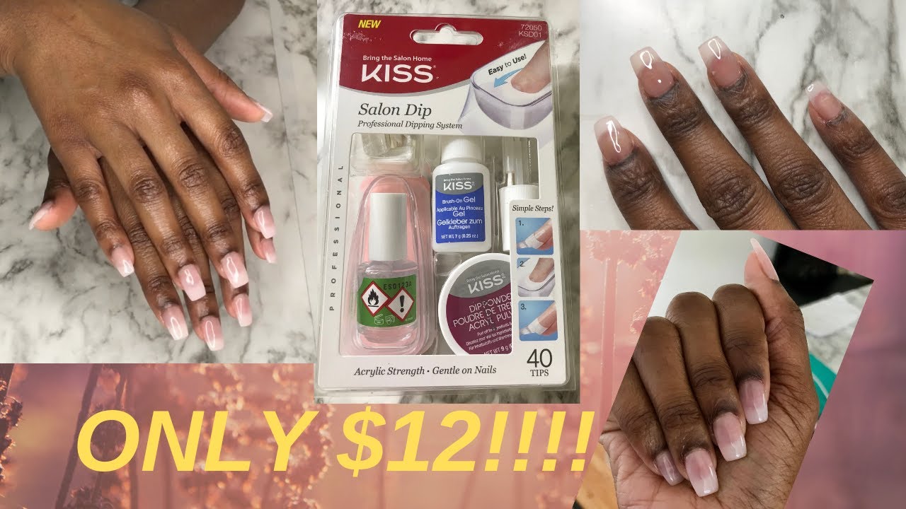 DIY Testing KISS Dip Nail Kit🤔💅 - YouTube