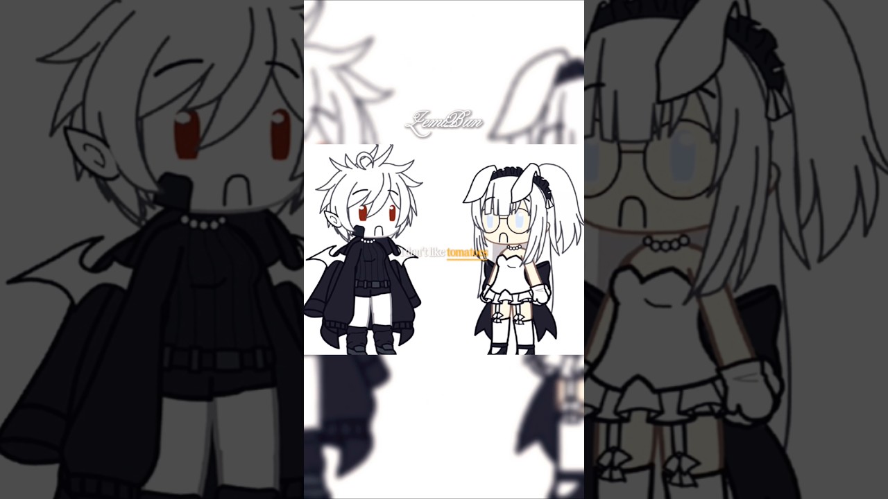 Best Friends! 🤍 | #foryou #gacha #gachalife #zemibun | ‪@Vampire‬