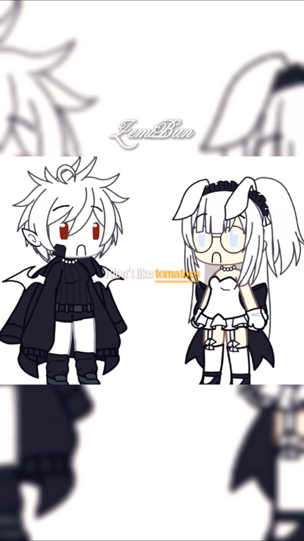 Ｇacha様 Best Friends! 🤍 | #foryou #gacha #gachalife #zemibun | ‪@Vampire‬