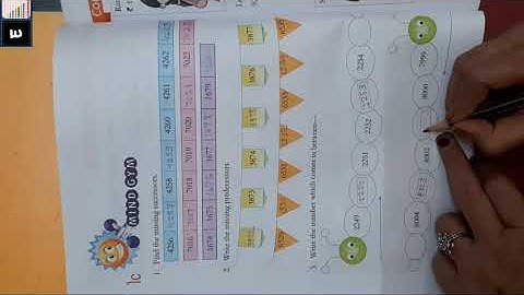 Class 3rd, Maths, Chapter 1. Large Numbers (Lecture 3)