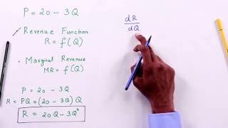 Revenue Function and Marginal Revenue