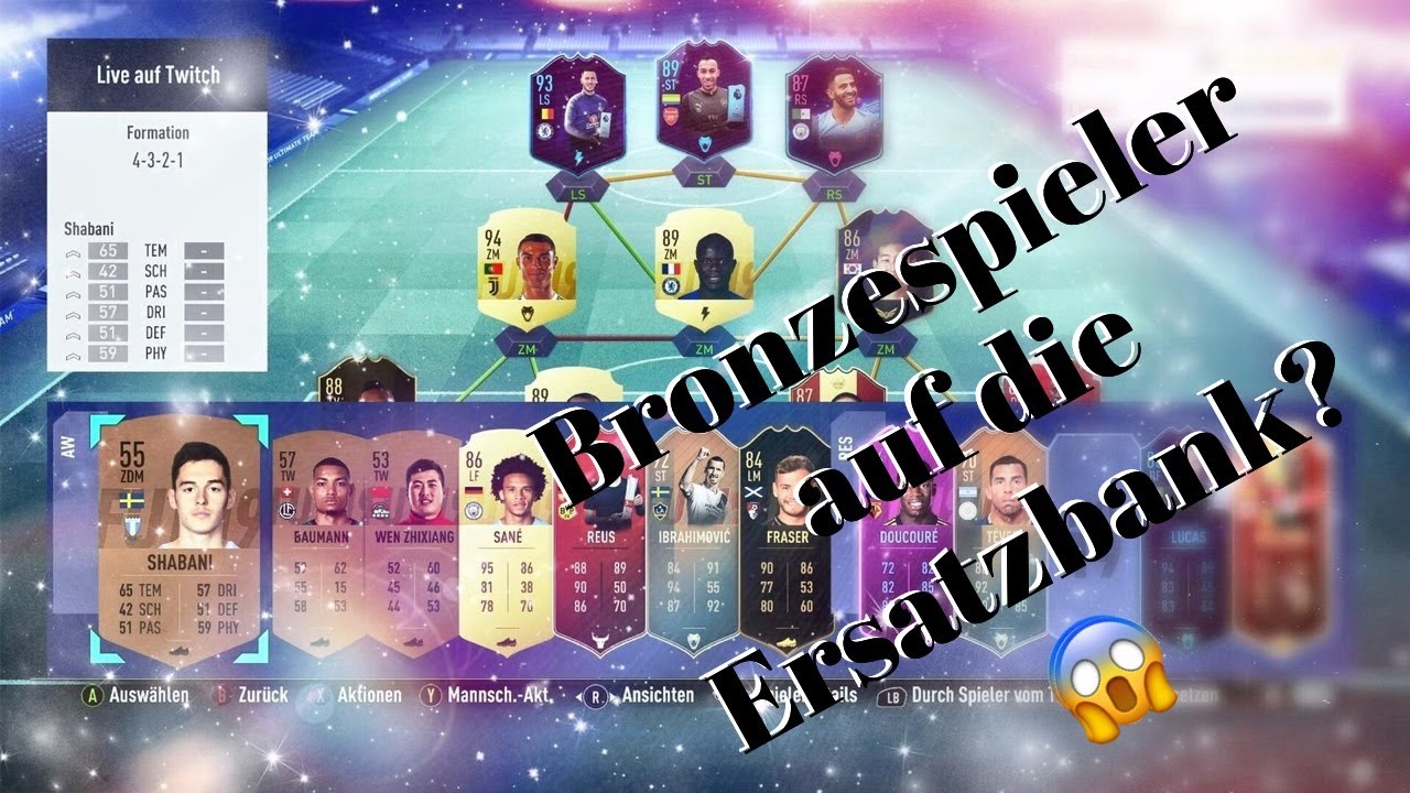Fifa 19 Spieler Mit Hoher Price Range Bronze Spieler auf die Ersatzbank? Fifa 19 Ultimate Team - YouTube