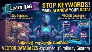 D34 - Vector Databases Explained in Telugu - RAG Backend సీక్రెట్!