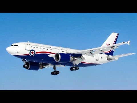 Canforce 1 CC-150 (A310) landing in Ottawa (YOW/CYOW)