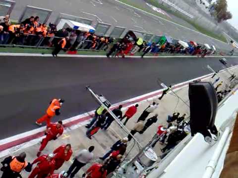 6 Ore di Vallelunga - Valentino Rossi - Uscita Box - YouTube