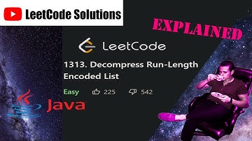 LeetCode 1313. Decompress Run-Length Encoded List Solution Explained - Java