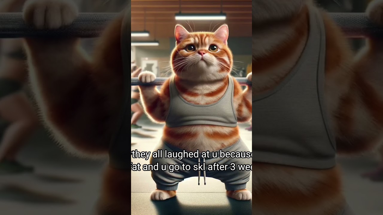 poor cat help him become stronger 😂