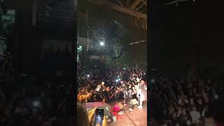 Guitarist of Suicidal Tendencies attempts to jump from speaker and lands on hip