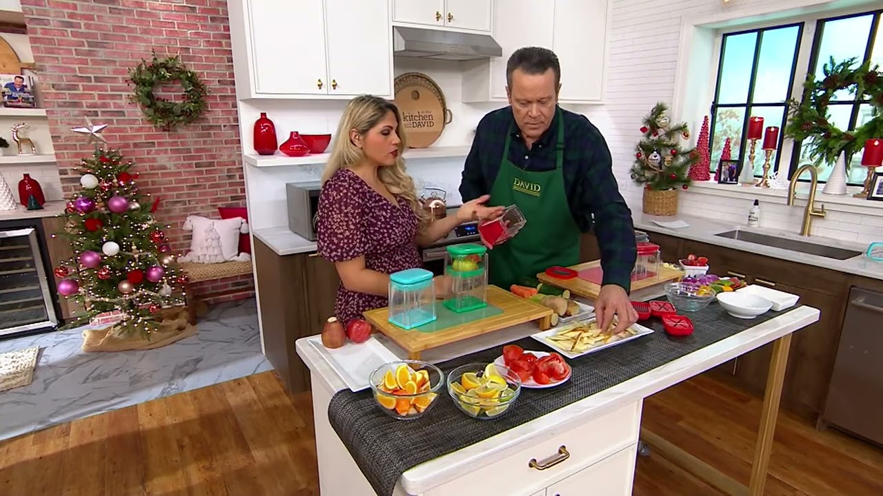 Cuisinart 6-Piece PrepExpress Fruit & Veggie Cutter on QVC 