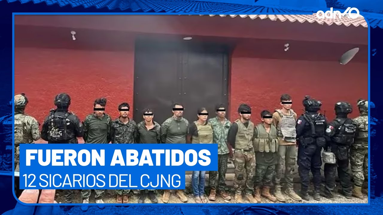 Marina de México abate a 12 sicarios del CJNG en Huitzontla, Michoacán