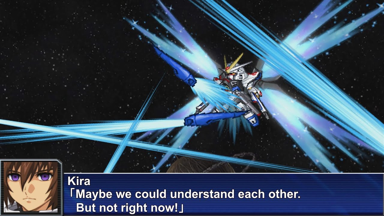 ENG Sub]Super Robot Wars UX - Strike Freedom Gundam Attacks