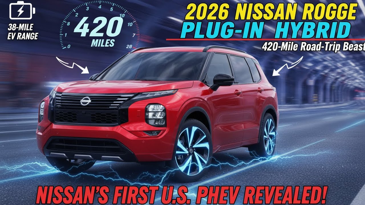 2026 Nissan Rogue Plug-In Hybrid: 38-Mile EV Range, 420-Mile Road-Beast — Nissan’s FIRST U.S. PHEV