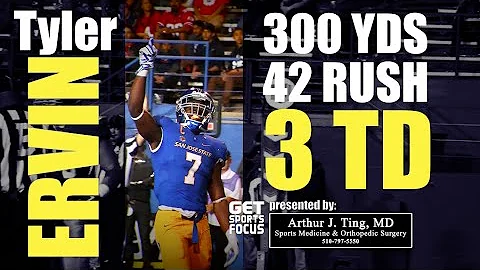 SJSU Football: Spartans RB  Tyler Ervin - 42 RUSH ...