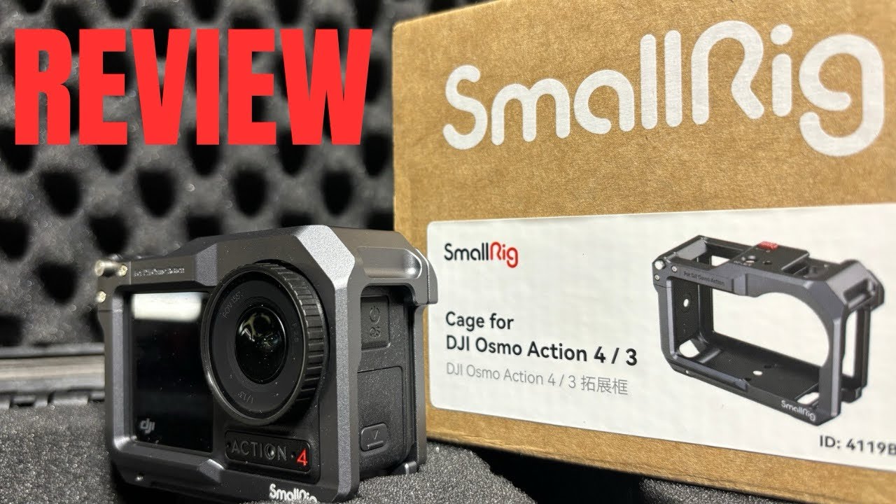 Small Rig Dji Install and REVIEW of the SMALLRIG Cage for the DJI OSMO Action 4 ...