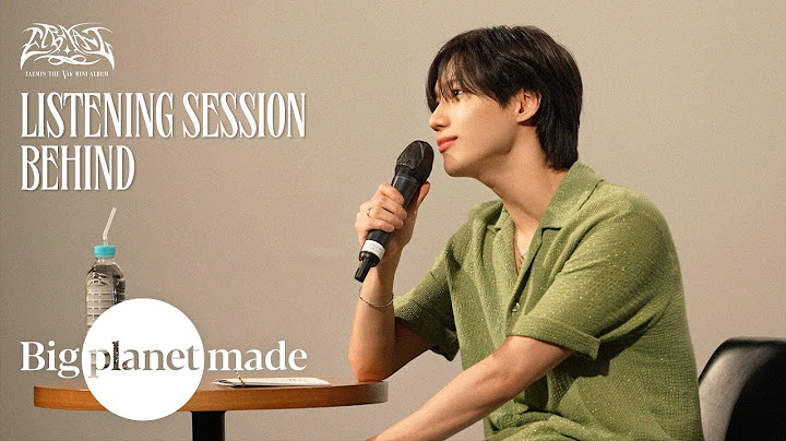 태민 (TAEMIN) - The 5th Mini Album 'ETERNAL'  Listening Session Behind The Scenes
