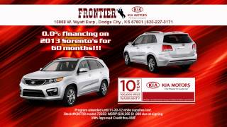 Frontier Kia (Dodge City, KS) Sorento November to Remember ENGLISH Kia In Dodge City Ks