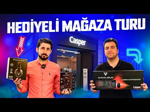 Hediyeli Casper Excalibur mağaza turu!