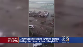 Download lagu Earthquakes Hit Indonesia, Including 7.5 Magnitude Tremor Near Palu