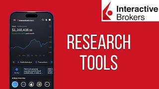 How To Use Interactive Brokers Research Tools