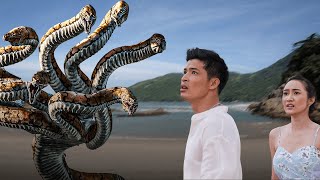 The 7-Headed Snake King Went Crazy When The Snake Girl Went With Someone Else At Sea | Hong Clips