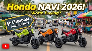 Analise da Honda NAVI 2026 nas Filipinas A scooter automatica mais barata que va