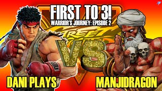 Dani Plays Ryu Vs. Manjidragon Dhalsim Warriors Journey Episode 2 Street Figther V Ft3