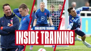 Pickford, Pope & Ramsdale Practise Handling & Shot Stopping as Seaman Watches On | Inside Training