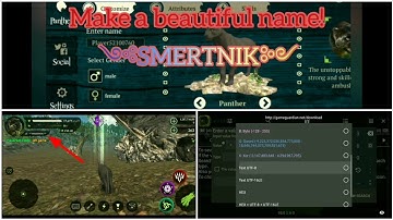 Panther Online.How to make name with symbols.How to change name.By S M E R T N I K!