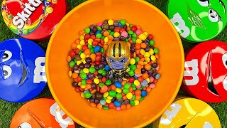 Satisfying Video | Unpacking 6 M&M'S and Skittles Boxes with Candy ASMR