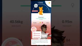 "Hundo" Pawmi Evolve into Pawmo & Pawmot #pokemongo #shorts #pokemonevolution