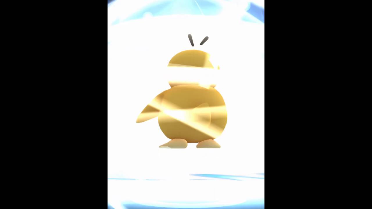 Pokemon Go Psyduck evolving to Golduck