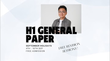 [JC1 Promos] H1 General Paper - Paper 2 Skills