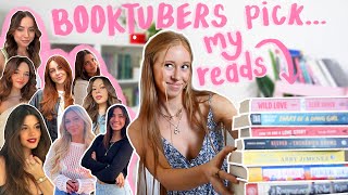 Booktubers Control What I Read For a Month😳