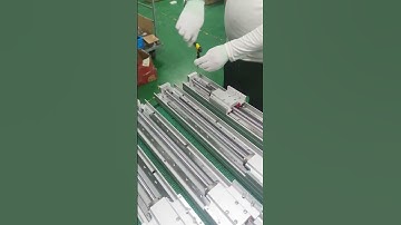 Factory direct bulk production HIWN rail TBI ball screw linear module #linearmotion #linearactuator