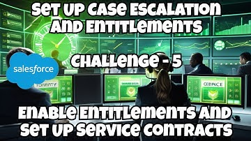 Set Up Case Escalation | Salesforce | Enable Entitlements and Set Up Service Contract | Challenge 5