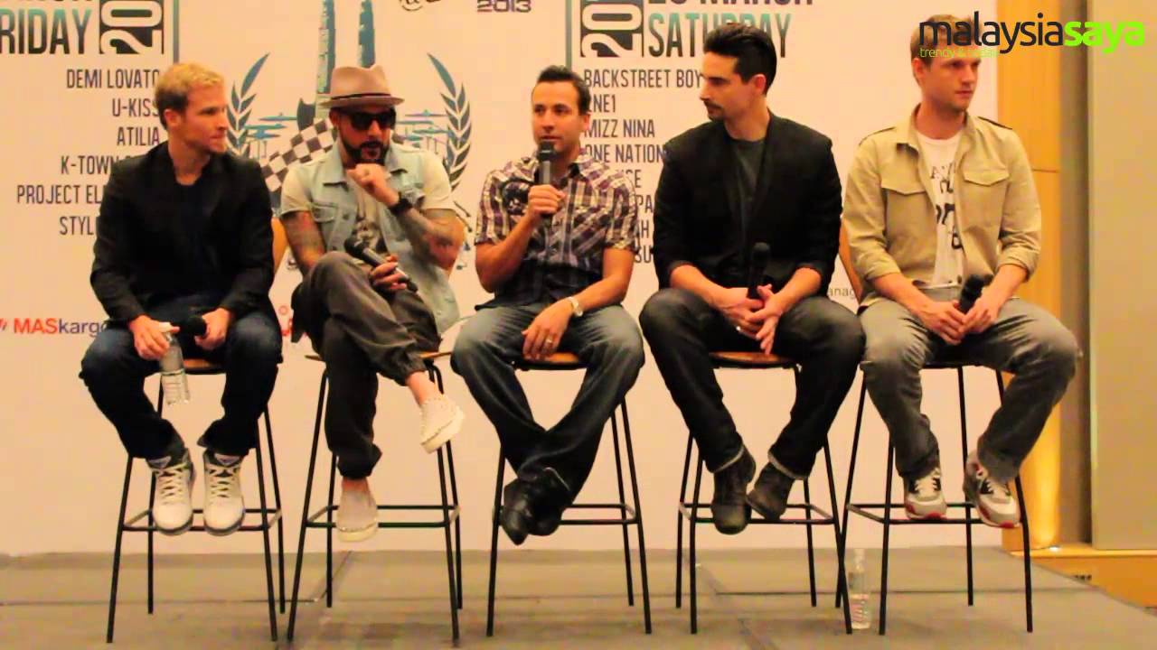 Backstreet Boys (BSB) @ Twin Towers LIVE 2013 Press Conference